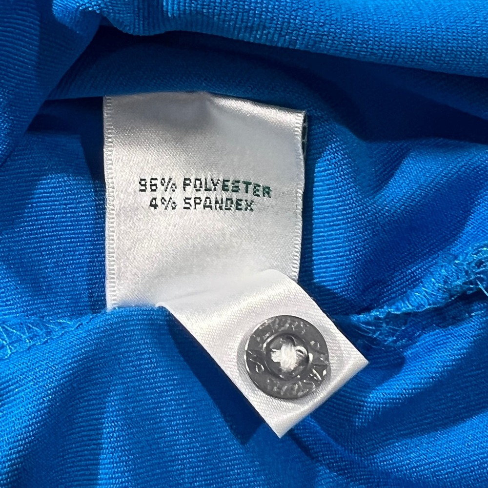 Masters‎ Tech Golf Polo Shirt Mens XL Blue Grey Colorblock Performance RN 133979 - Picture 8 of 9
